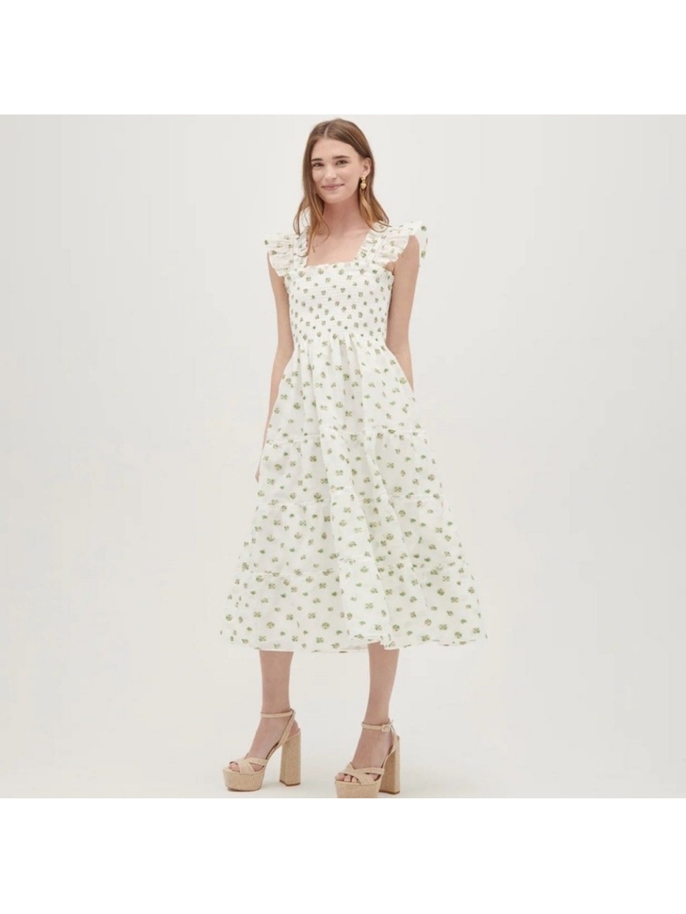 Hill House Home The Organza Nap Dress in Green- Collector's Edition 2024
